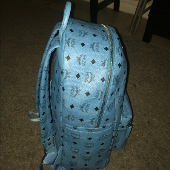 Blue MCM bookbag .